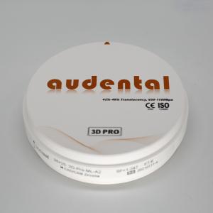 Quality High Density Zirconia Ceramic Dental Density After Sintering 6.0g/cm3 Radioactivity 0.1Bq/g wholesale