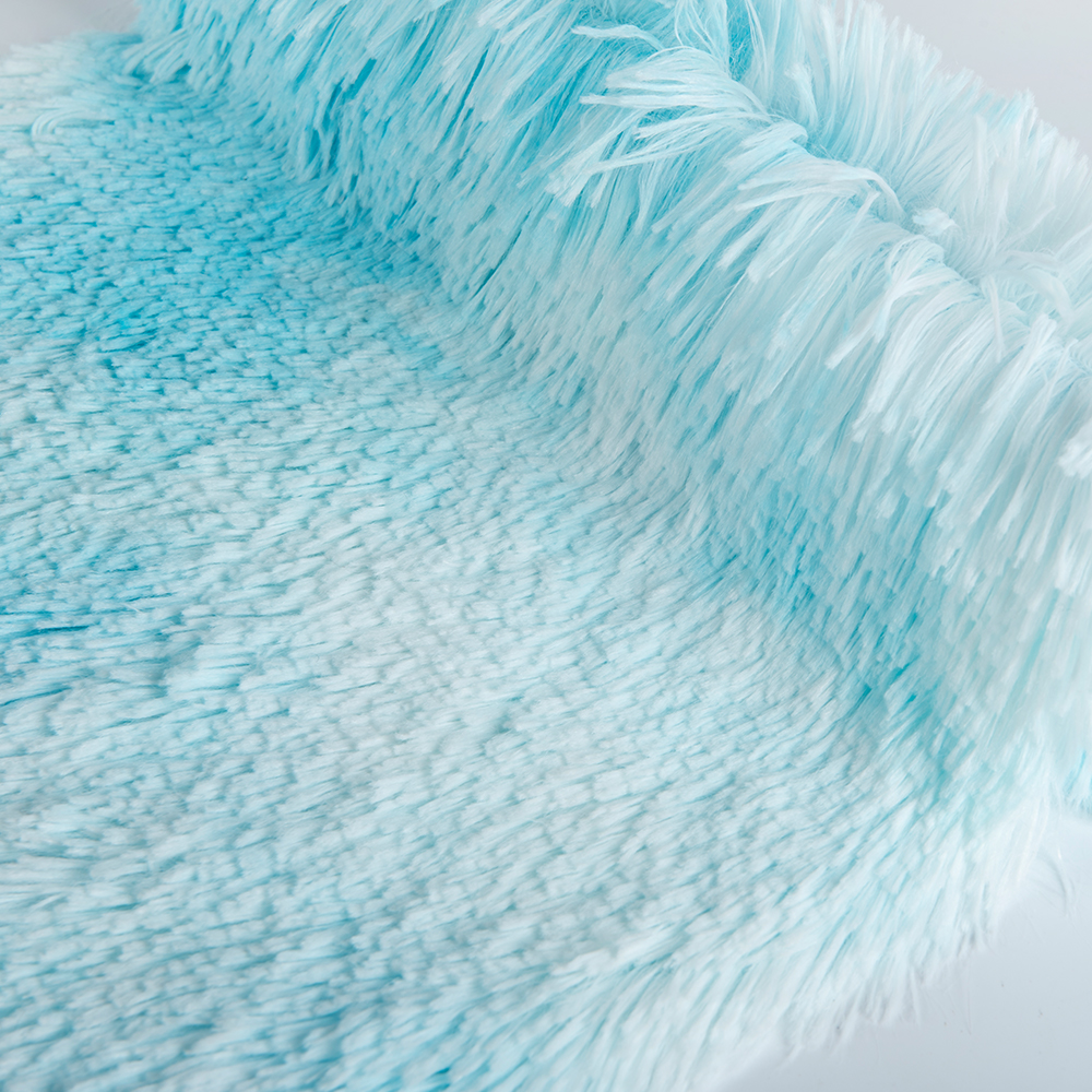 Tie Dye PV Fabric in Plush Pattern for 100% Polyester Carpet/Toy/Garment/Pet Mat