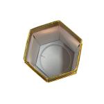 Wholesale Customized Luxury Hexagon Gold Stamping Ring/Jewelry/Necklace