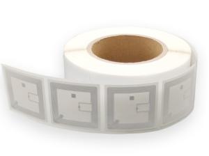 Quality SLIX Chip 50X50mm 13.56MHz RFID Label Tags For Library Book Management wholesale