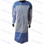 Nonwoven SMS Patient Visitor Disposable Isolation Gowns For Labotatary Food