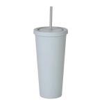 450ml 650ml 22oz Plastic Travel Tumbler With Straw And Lid 6 Vibrant Colors