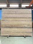 12x24 Inch Size Grey Veins Beige Travertine Floor Slab at Good in Modern Design