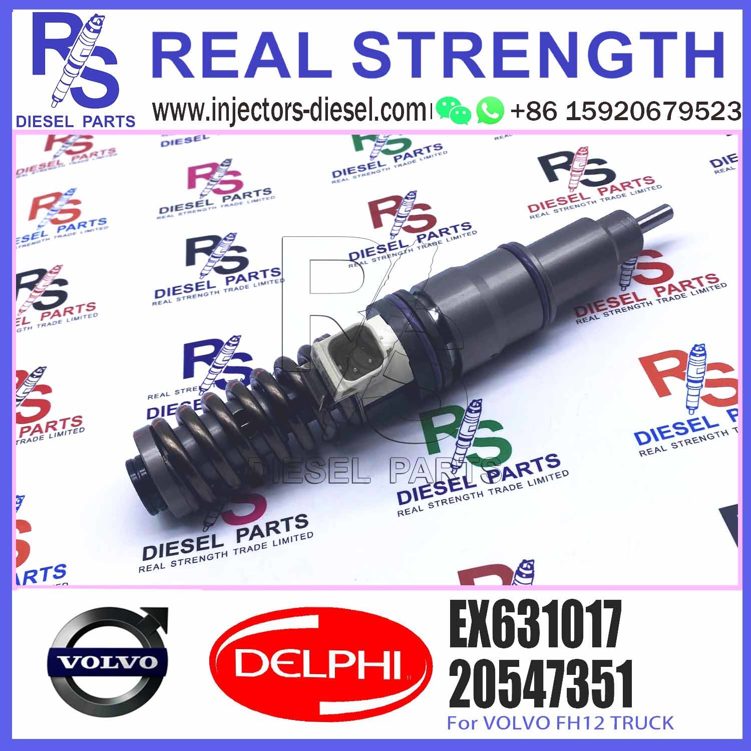 Diesel Fuel Common Rail Injector 20547351 85000417 EX631017 For E3.18 E3.0 E3.1 New Technology