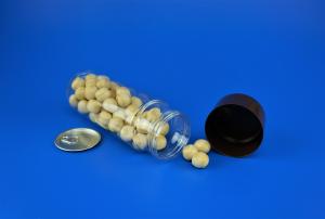 Quality 800ml 1200ml Pet Plastic Cosmetic Cream Jar With White Black Lid wholesale