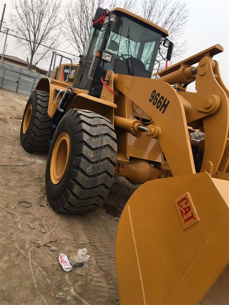 24 Ton Used CAT 966h Wheel Loaders with Low Working Hours Original Made in Japan