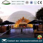 Snow White Color Large Dome Tent Diameter 30m Transparent For Road Show