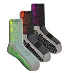 Spring Thick Padded Football Custom Anti-slip Crew Football Socks Grip Weaving