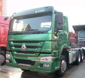 Quality Sinotruk Used HOWO 6X4 12wheeler 371HP 375 420HP Tractor Truck Prime Mover Tractor Head For Sale wholesale