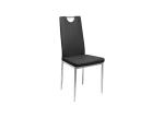 0.25m³ 60KGS Modern Dining Chair With Chrome Metal Leg