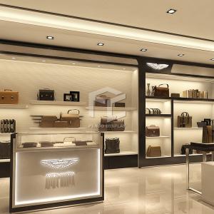 Quality T4 LED Bag Store Display Rack For Decoration Melamine Board wholesale