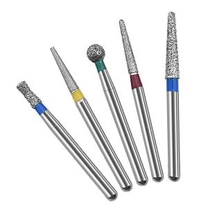Quality Round Diamond Dental Carbide Burs Multipurpose Length 16-19mm wholesale