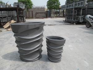 Quality Modern Fiberglass Flower Pots For Indoor Outdoor Home Garden Decoration wholesale