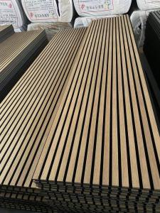 Quality Eco Sound Absorption Oak Veneer Wooden Acoustic Panel 21mm wholesale