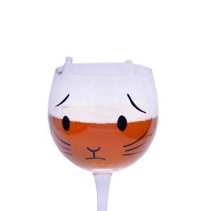 Quality Cat Shaped 400ml Crystal Balloon 14 Oz Wine Glasses wholesale