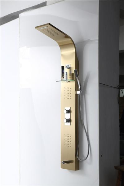 5 Modes Controlled Shower Tower Panel , Bathroom Valore Shower Panel Anti Finger