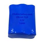 4.5V 3600mah Alkaline Battery Pack OEM Rechargeable Dry Cell Non Rechargeable