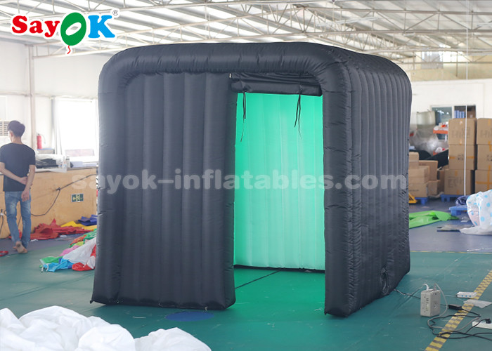 Inflatable Party Decorations Portable Inflatable Photo Booth With Inner Air Blower For Promotion