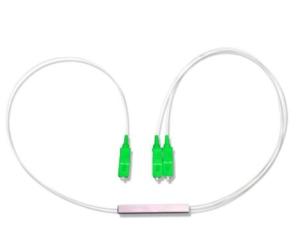 Quality FBT Fiber Optic Splitter , Steel Tube 2 Way Optical Splitter SC APC wholesale