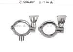 Sanitary Stainless Steel High Pressure Hose / Pipeline Clamp 13MHP SS304/ Single