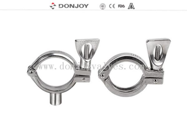 Sanitary Stainless Steel High Pressure Hose / Pipeline Clamp 13MHP SS304/ Single