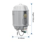 Stainless Steel Food Machinery Charcoal Roast Duck Oven With 380V Power