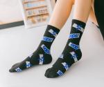 Lovely Mid Calf Women's Novelty Socks With Jacquard / Printing / Embroidery