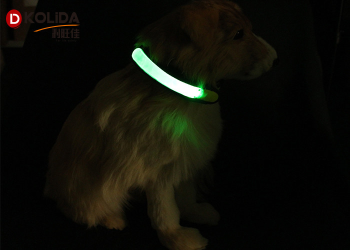 Reflective LED Dog Collar Cover , Pet Accessories Attached To Dog Collars Leashes