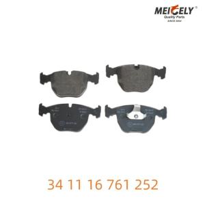 Quality Race-Tested 34 11 16 761 252 Brake Pad Set Proven Reliability For BMW wholesale