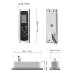 Black Color Steam Bath Equipment 12V LCD Display Shower Cabin Control Panel
