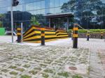 Shallow Mount Security Wedge Barriers With Traffic Lights 380V