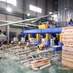 Automatic Hot Press Compressed Wood Pallet Block Feet Machine