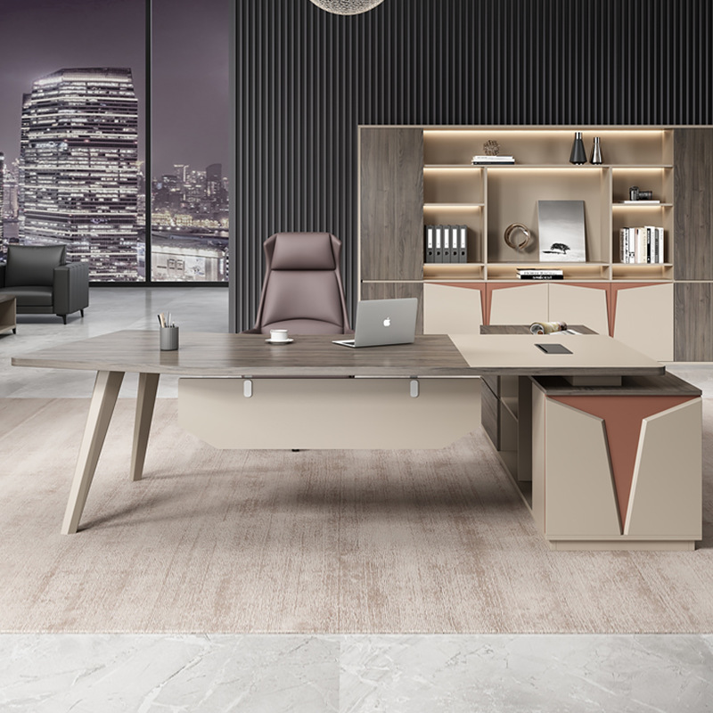 Comfortable Office Furniture Stylish Wooden Executive Desk with Mixed Order Service