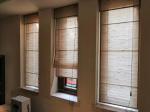 ISO9001 Blackout 1x2.45m Linen Fabric Roller Blind Shades