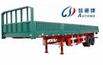 3 * 13ton Capacity Axles Side Wall Semi Trailer for Dry Cargo or Sands