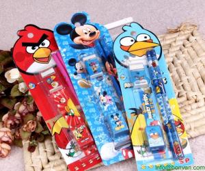 Quality 10 in 1 Popular Combined Plastic Stationery Gift Set Office Stationery Set wholesale