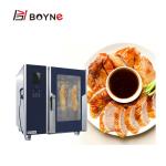 18.5kw Commercial Kitchen Cooking Equipment 10 Trays Steam Combi Oven With