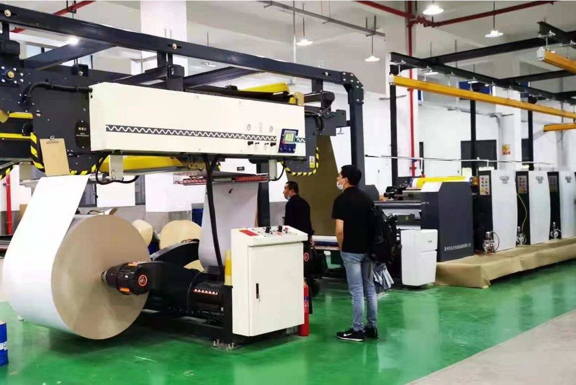 2200mm Corrugated Cardboard Production Line PLC Control Corrugator Splicer