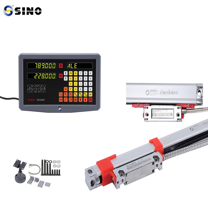 SINO SDS2MS 2 Axes Digital Readout DRO System Multifunctional With KA300 Linear Scale For Lathe