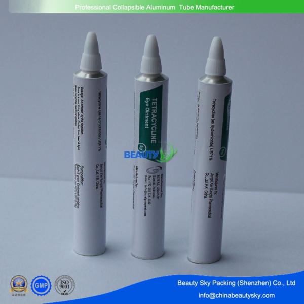 Dia. 13.5mm 5g Pharmaceutical Eye Ointment Packaging Aluminum Tubes with Long