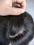 New 100% Remy Human Hair Toppers natural black color 5.5x6 Inch and 6x7 inch