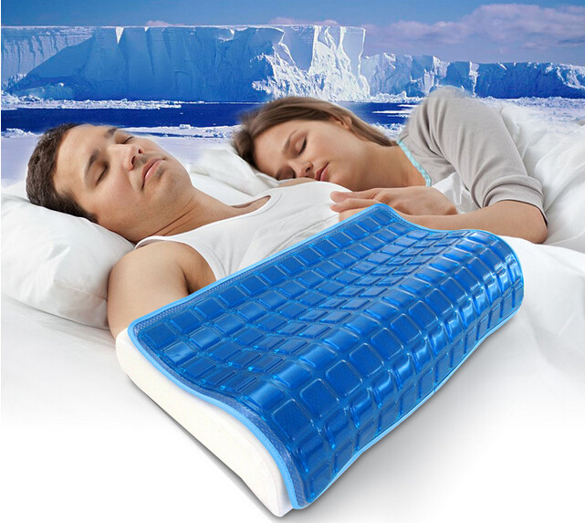 Washable Mesh Cover Memory Foam Pillows Cool Contour Weight 950g