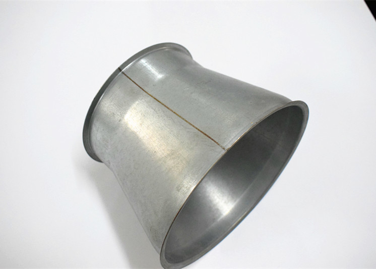 Galvanized Steel Long Radius 45 Degree Dust Extraction Pipe Bends For Ductwork System
