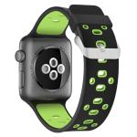 Two tone colors 38 40 42 44 mm Silicone Watch Strap for Apple Watch