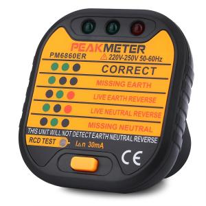 China 110 / 230V Electric Socket Tester Automatic Electricity Diagnostic Detector on sale