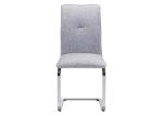 Sturdy Brushed 43cm 94cm 10KGS Stainless Steel Frame Chairs