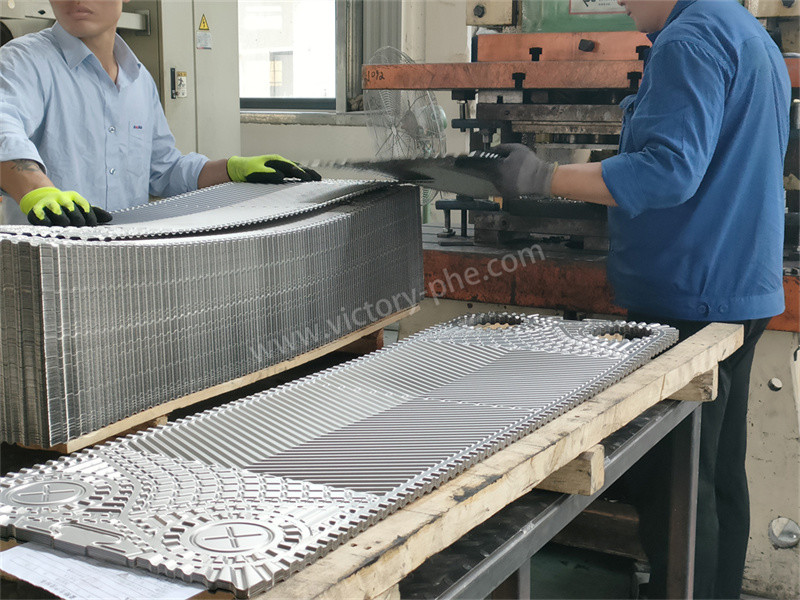 Gasketed Heat Exchanger Plate Replacement 0.5mm High Thermal Conductivity