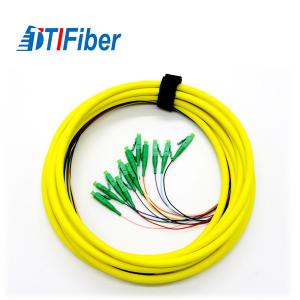China Singlemode 9/125 Fiber Pigtails Patch Cords LC APC Connector 3 Years Warranty on sale