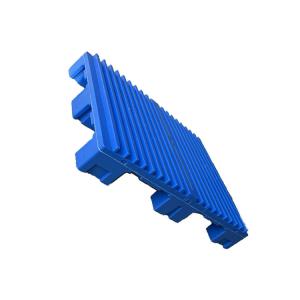 Quality HDPE 1060x750 Rackable Plastic Pallets 4000Kg Logistics Double Faced wholesale