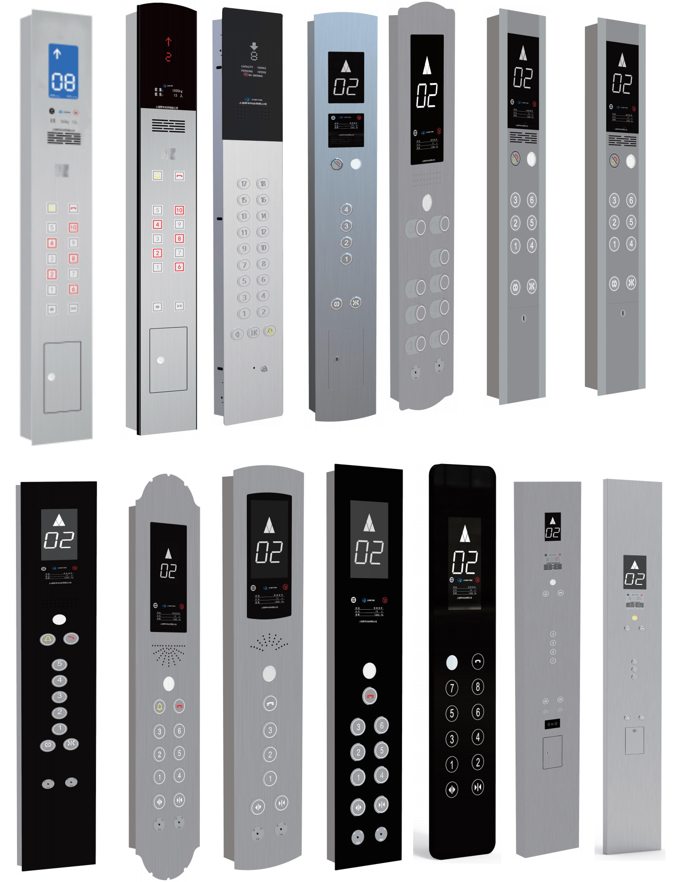 Customized Elevator Parts Cop Panel Stainless Steel Cop Board Lift Cop